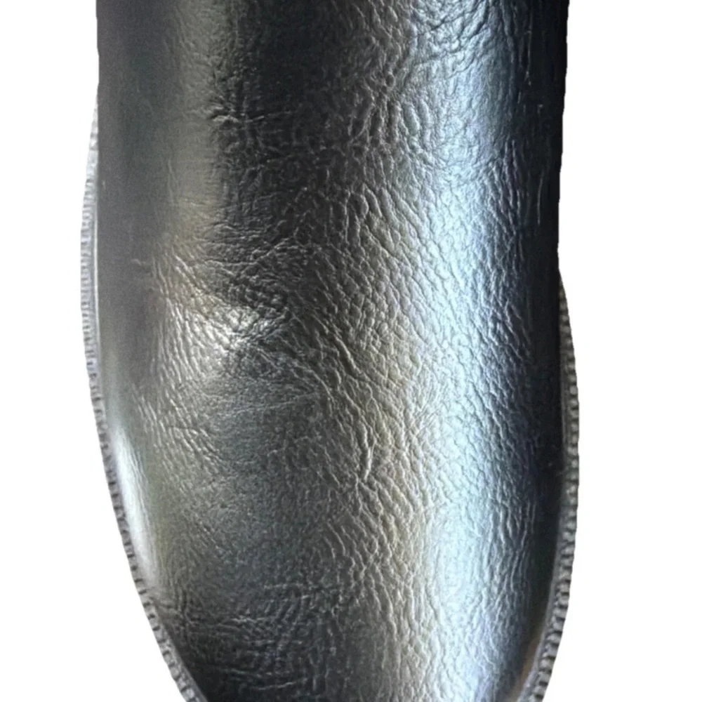 🆕Gloria Vanderbilt Quilted Tall Shaft Black Riding Boots Style Women size 8 NEW